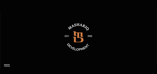 Al-Mashareq马沙里克房地产的品牌设计与标识